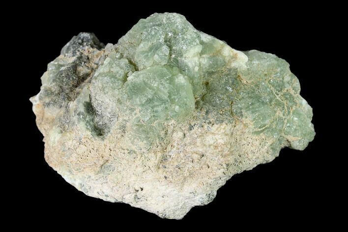 Green Prehnite Crystal Cluster - Morocco #138359